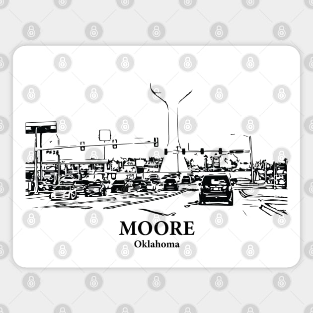 Moore - Oklahoma Magnet by Lakeric